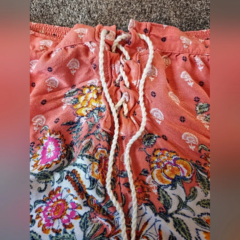 Abercrombie And Fitch Pull On Bohemian‎ Festival Hippie Print Shorts Medium